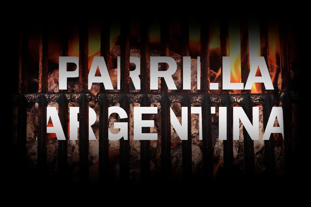 Fondo con parrilla