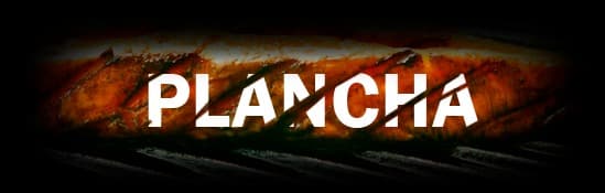 Fondo con plancha